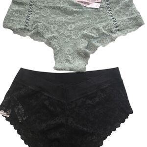 Victoria's Secret Panties Cheeky Set of 2 in Size M NWT